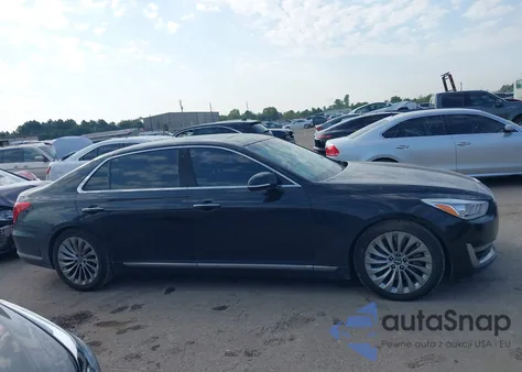 2017 Genesis G90 3.3T Premium z USA, uszkodzony, nr VIN KMHG34JA9HU030568